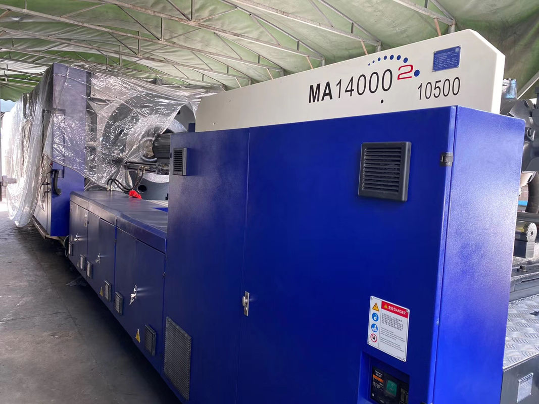 사용된 1400Ton 플라스틱 크레이트 사출 성형 기계 Haitian MA14000 에너지 절약